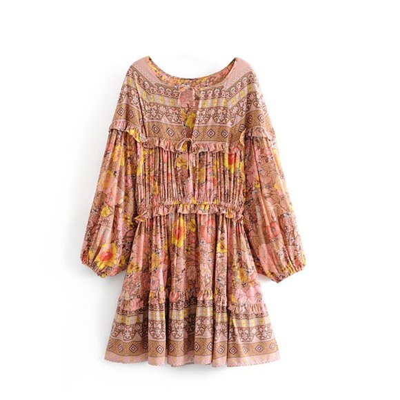 Spell & The Gypsy Collective, Amethyst Playdress in Blush, Size Small - Picture 4 of 5